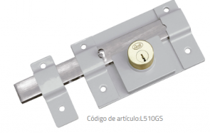 Cerradura para cortina doble cerrojo lock